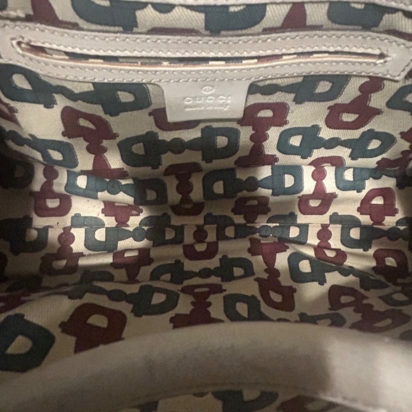 Y2K Guvcissima White Leather Hobo - Picture 5 of 7